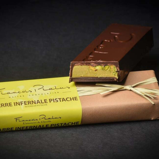 Pralus - Barre Infernale Pistache - Hello Chocolate®
